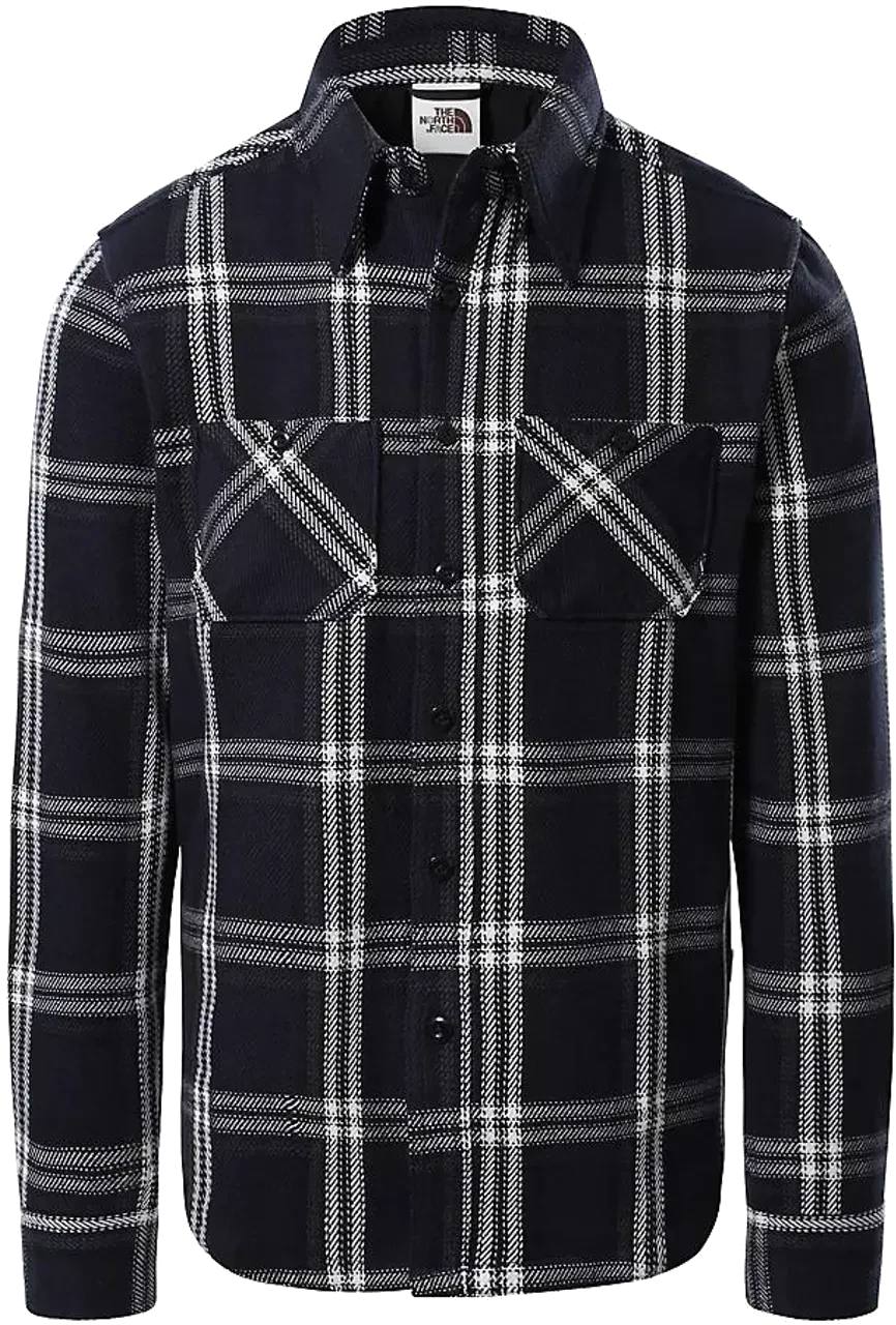 Valley Twill Flannel Musta / Valkoinen S