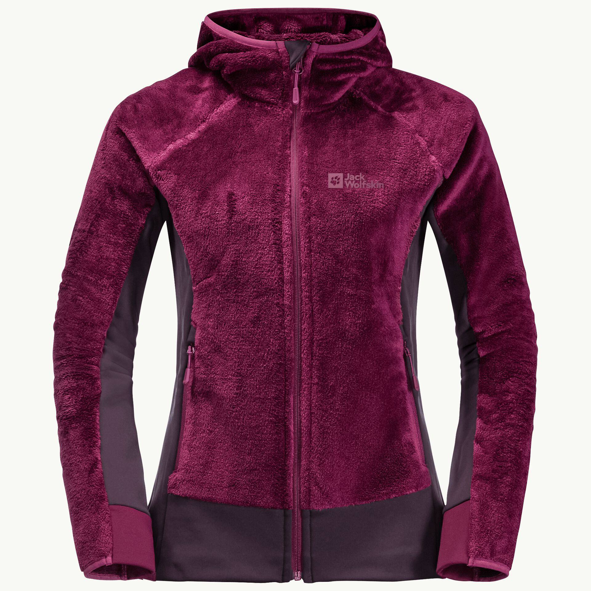 Jack Wolfskin Women’s Rotwand FZ Hood Berry XXL