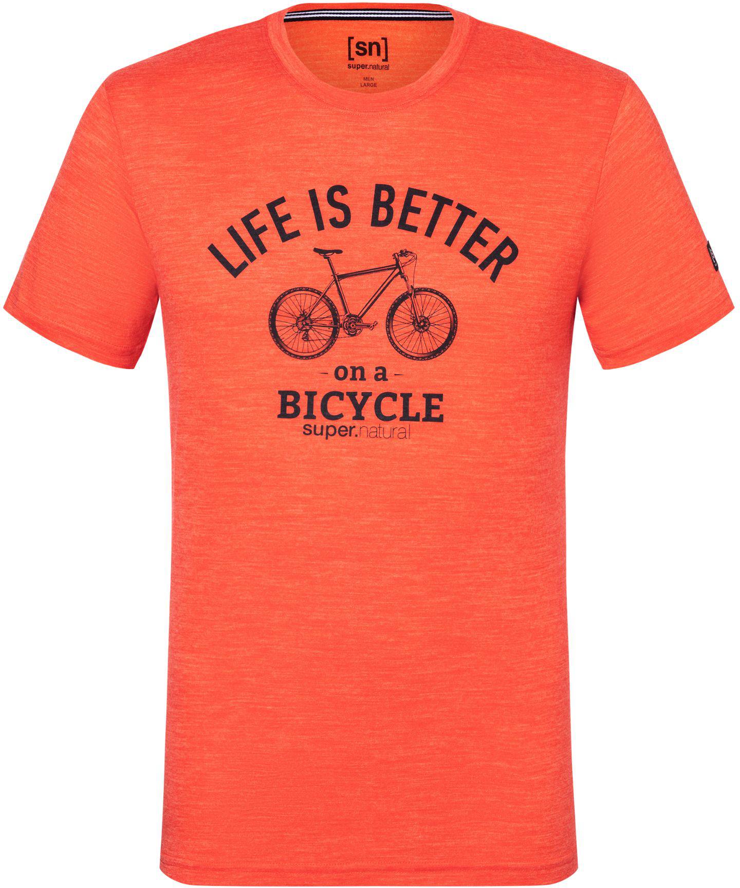 Supernatural Better Bike Tee Orange S