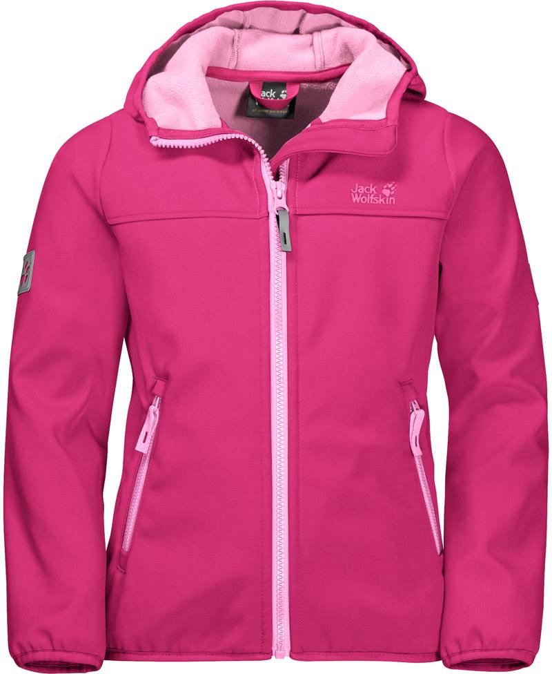 Jack Wolfskin Fourwinds Jacket Kids Pink Fuchsia 176