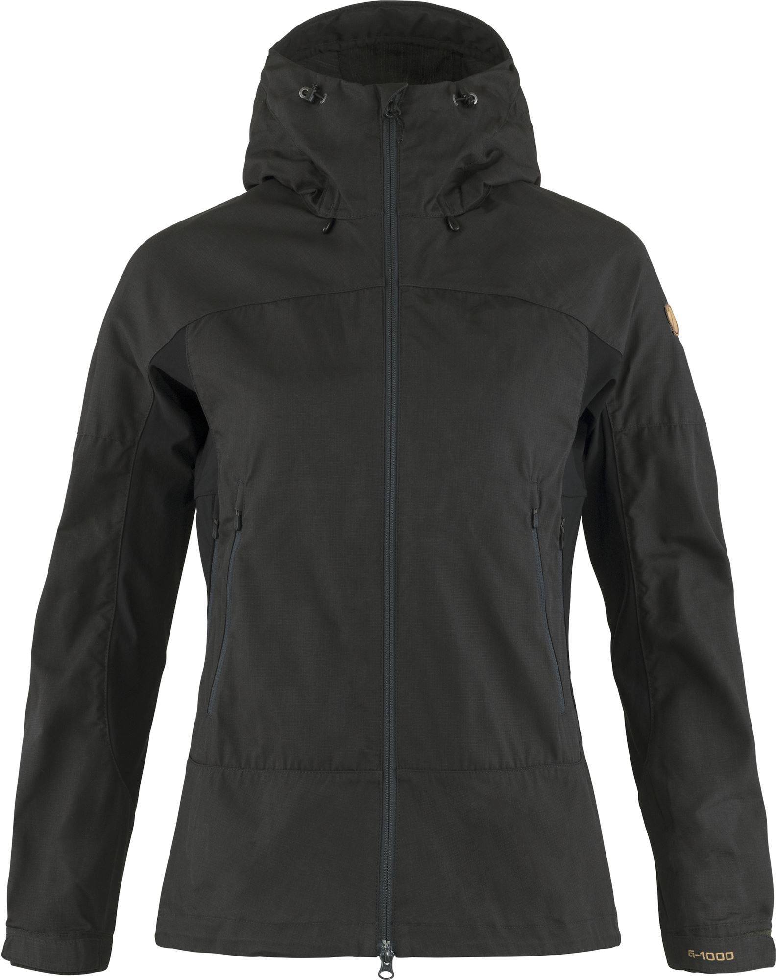 Abisko Lite Trekking Jacket W Harmaa / Musta XL
