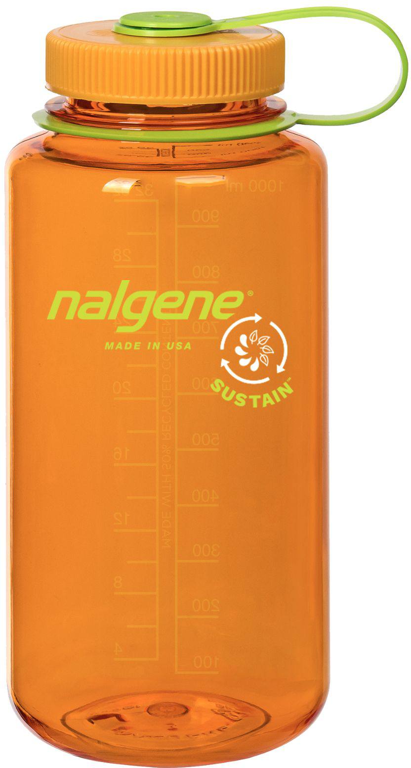 Nalgene Widemouth 1L Sustain Clementine