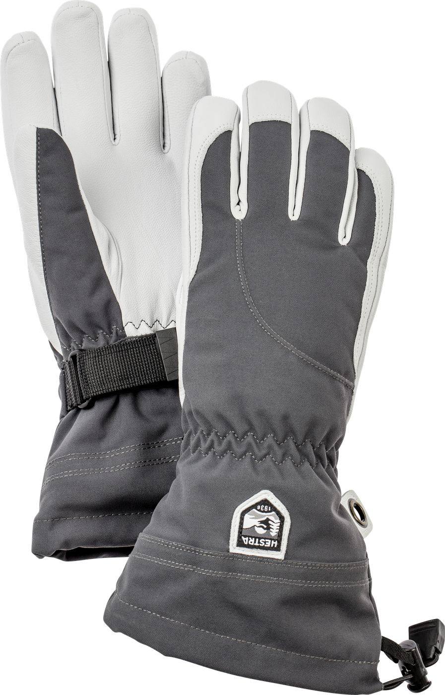 Hestra Heli Ski Female Gloves Grey 8