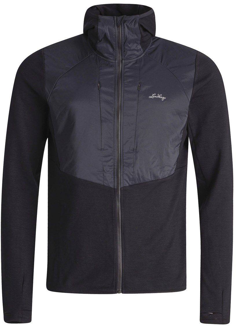 Lundhags Men’s Padje Merino Block Hoodie Black L