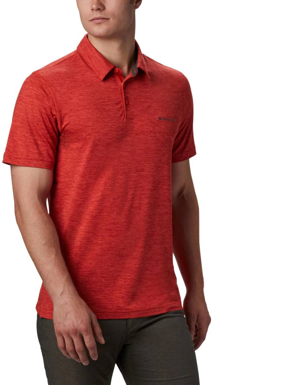 Columbia Men’s Tech Trail Polo Red L