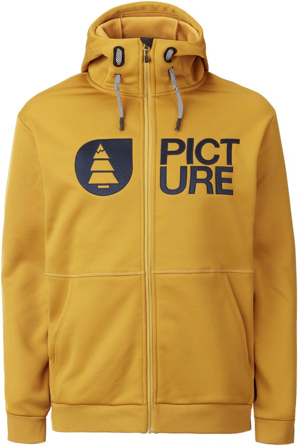 Park Zip Tech Hoodie Gold M