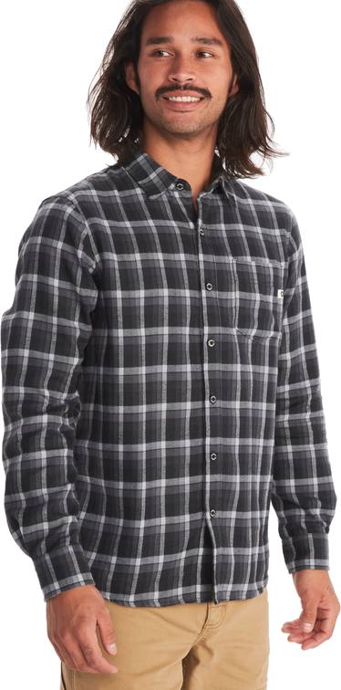 Men’s Fairfax Midweight Flannel Long Sleeve Black XL