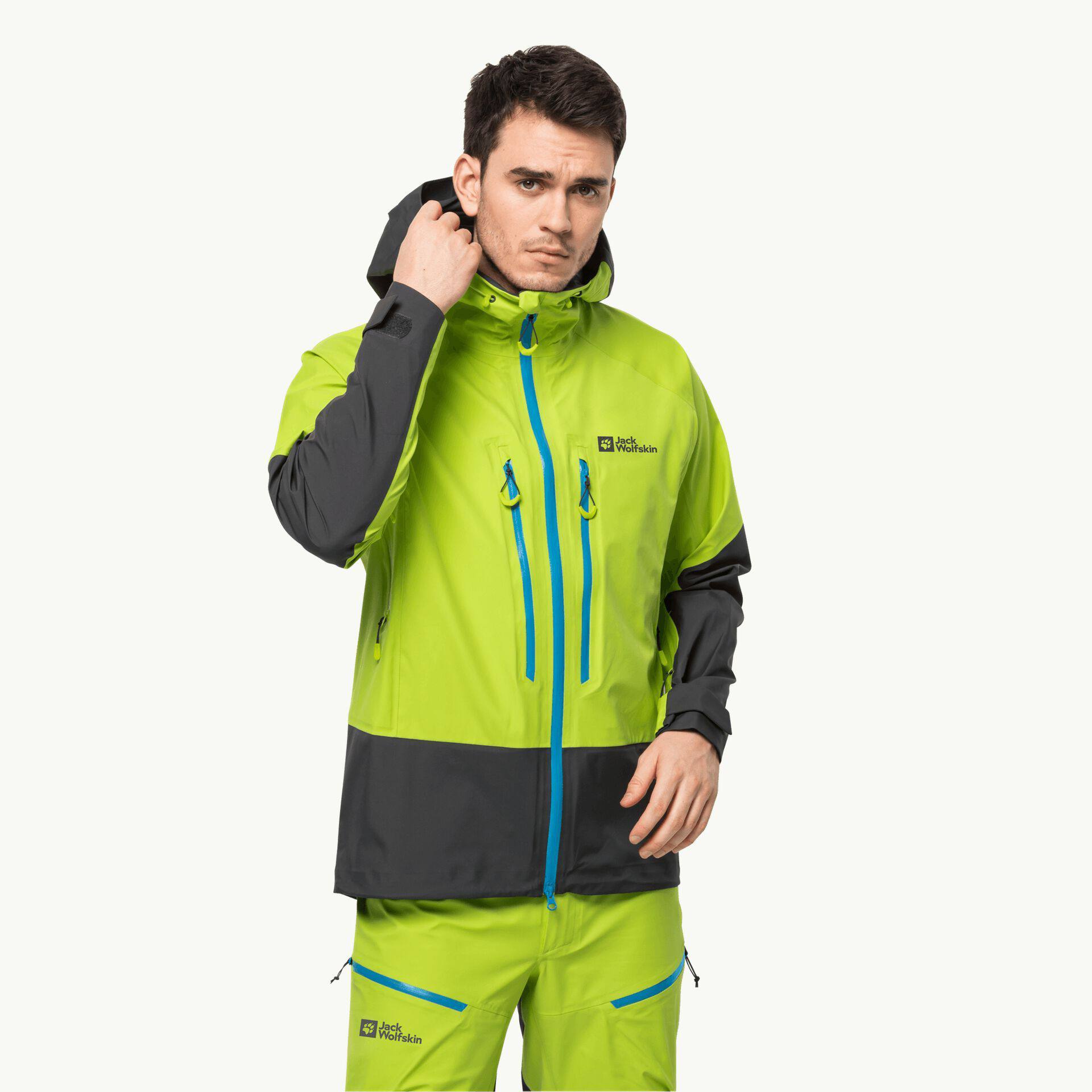 Jack Wolfskin Men’s Alpspitze 3L Jacket Lime S