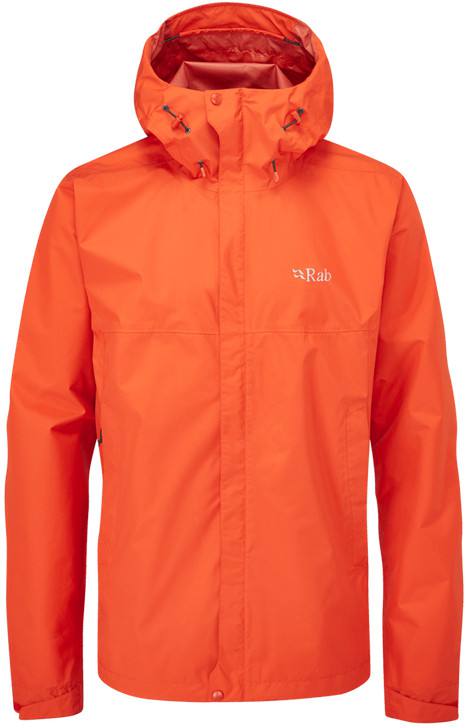 Rab Downpour Eco Jacket Men Fire M