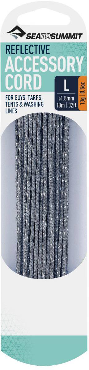 Reflective Accessory Cord 1,8mm/10m Grey