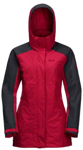 Brecon Range Jacket Women Red / Black L