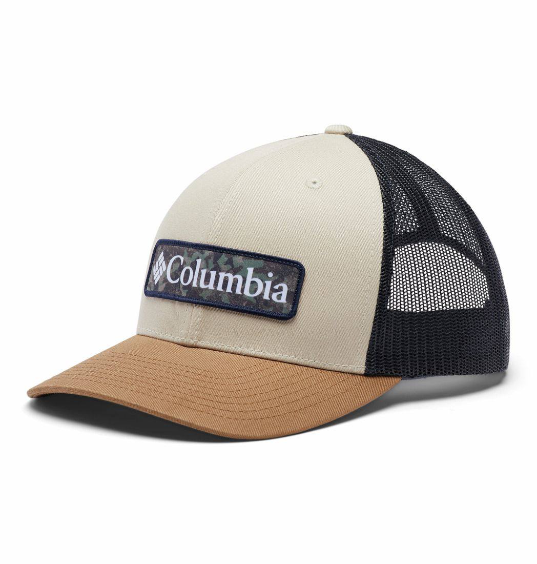Columbia Mesh Snap Back Hat Fossil/Navy