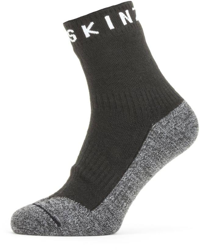 Warm Weather Soft Touch Ankle Length Sock Musta / Harmaa S
