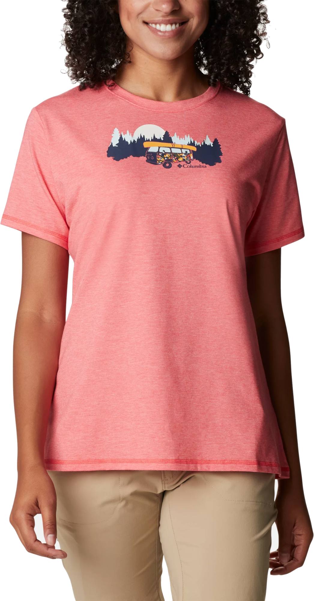 Women’s Sun Trek Graph II Tee Red L