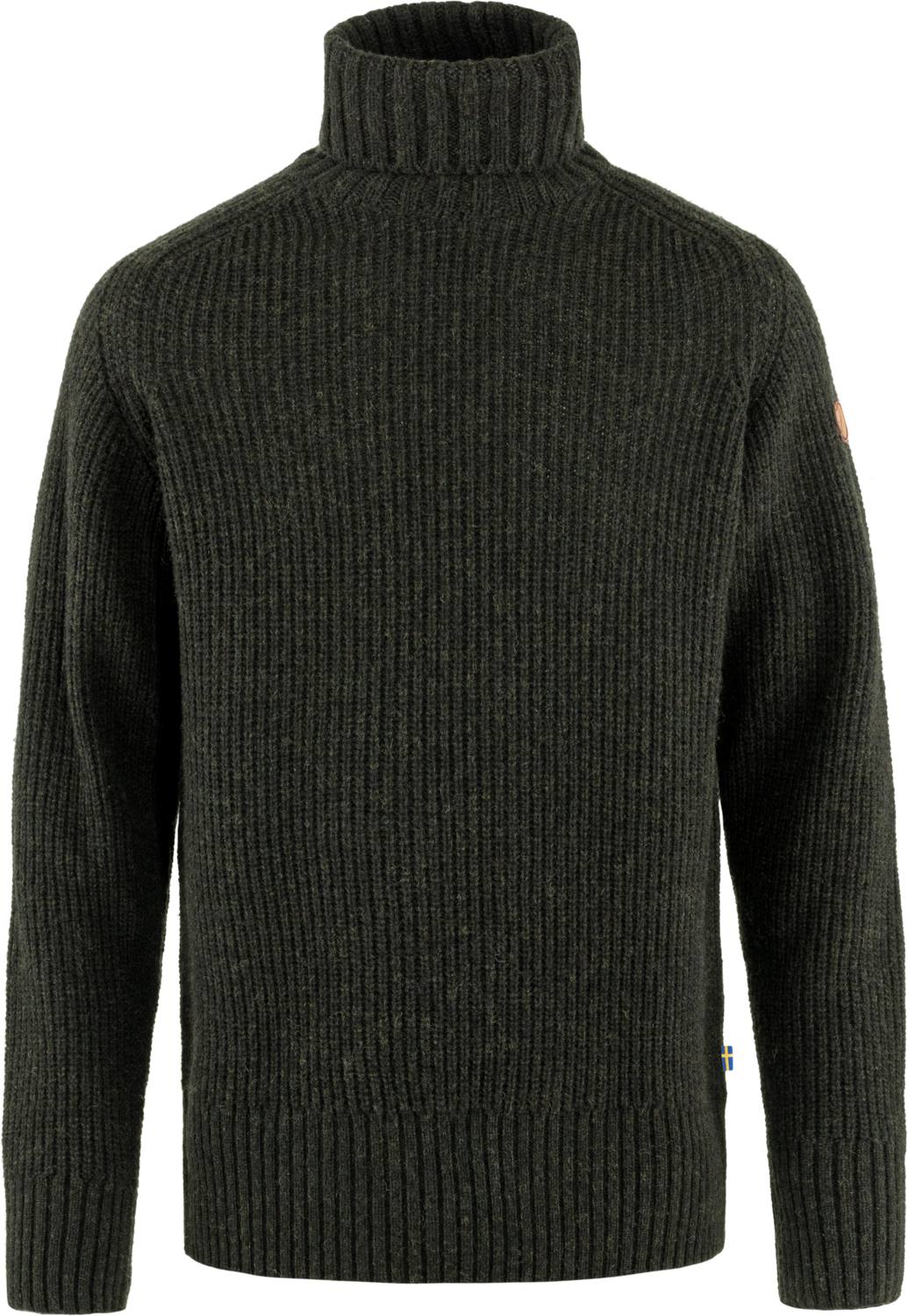 Övik Roll Neck Sweater Dark olive XXL