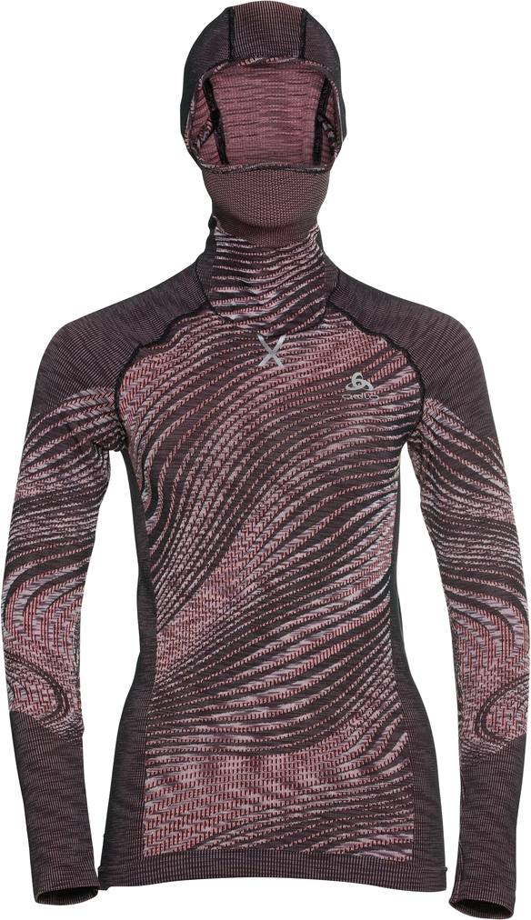 Women’s The Blackcomb ECO long sleeve with facemask Light red M