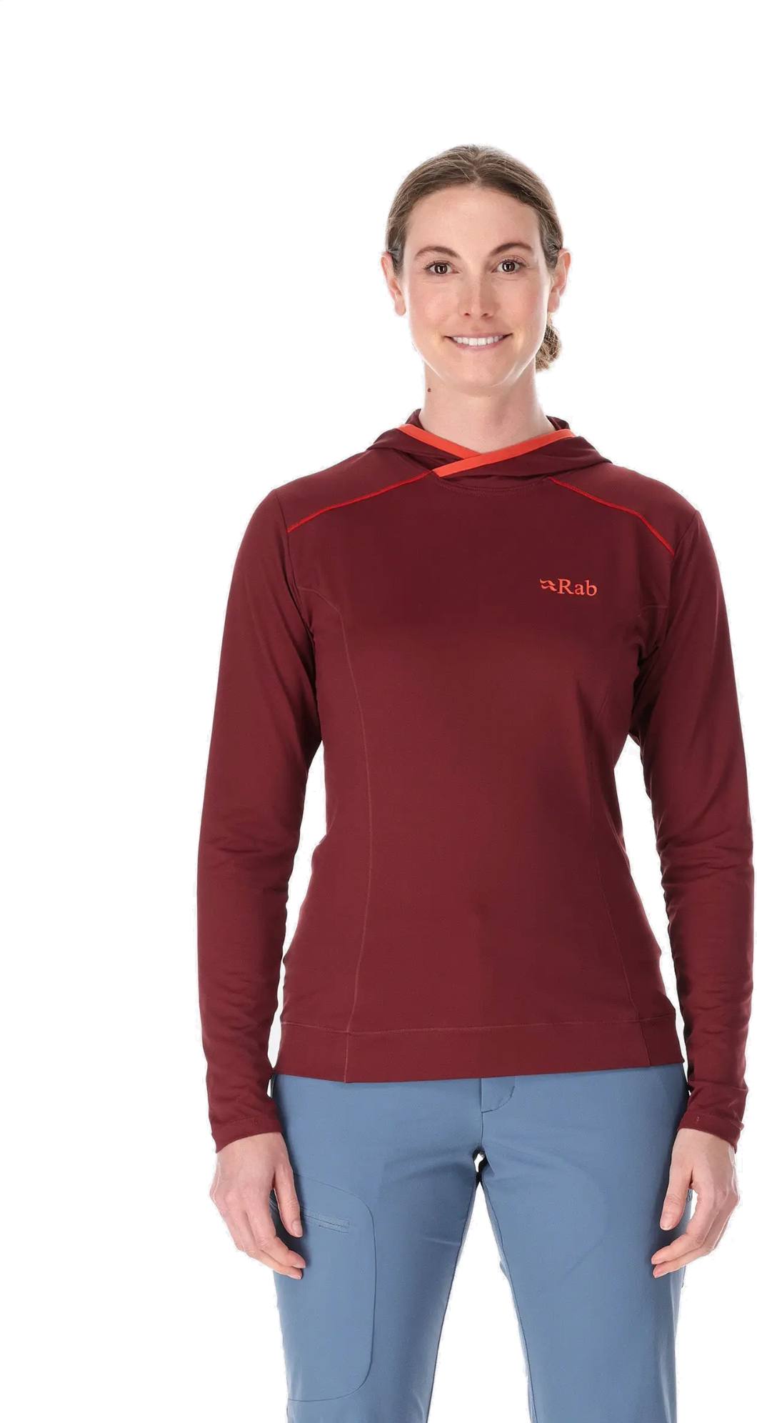 Women’s Force Hoody Dark red 8