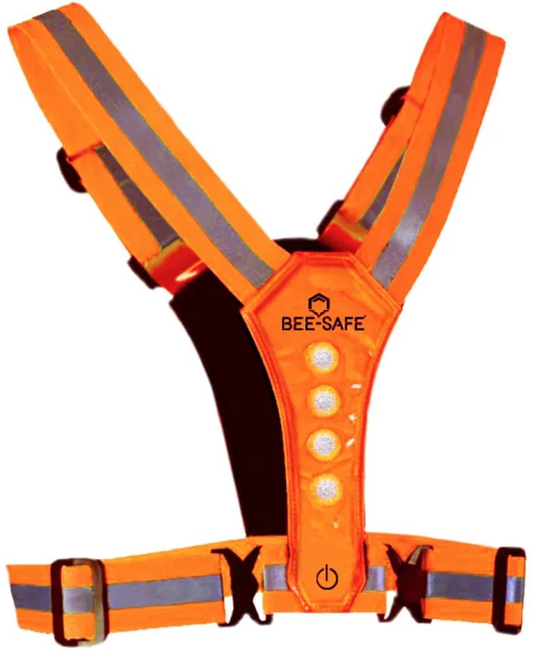Bee Sports Led Harness USB Orange