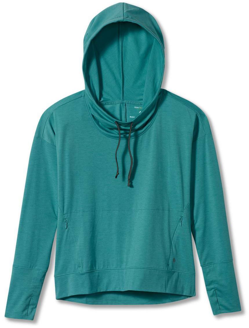 Women’s Bug Barrier Round Trip Hoody Drirelease Turquoise S