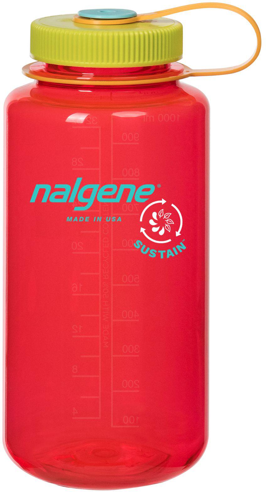 Nalgene Widemouth 1L Sustain Pomegranate