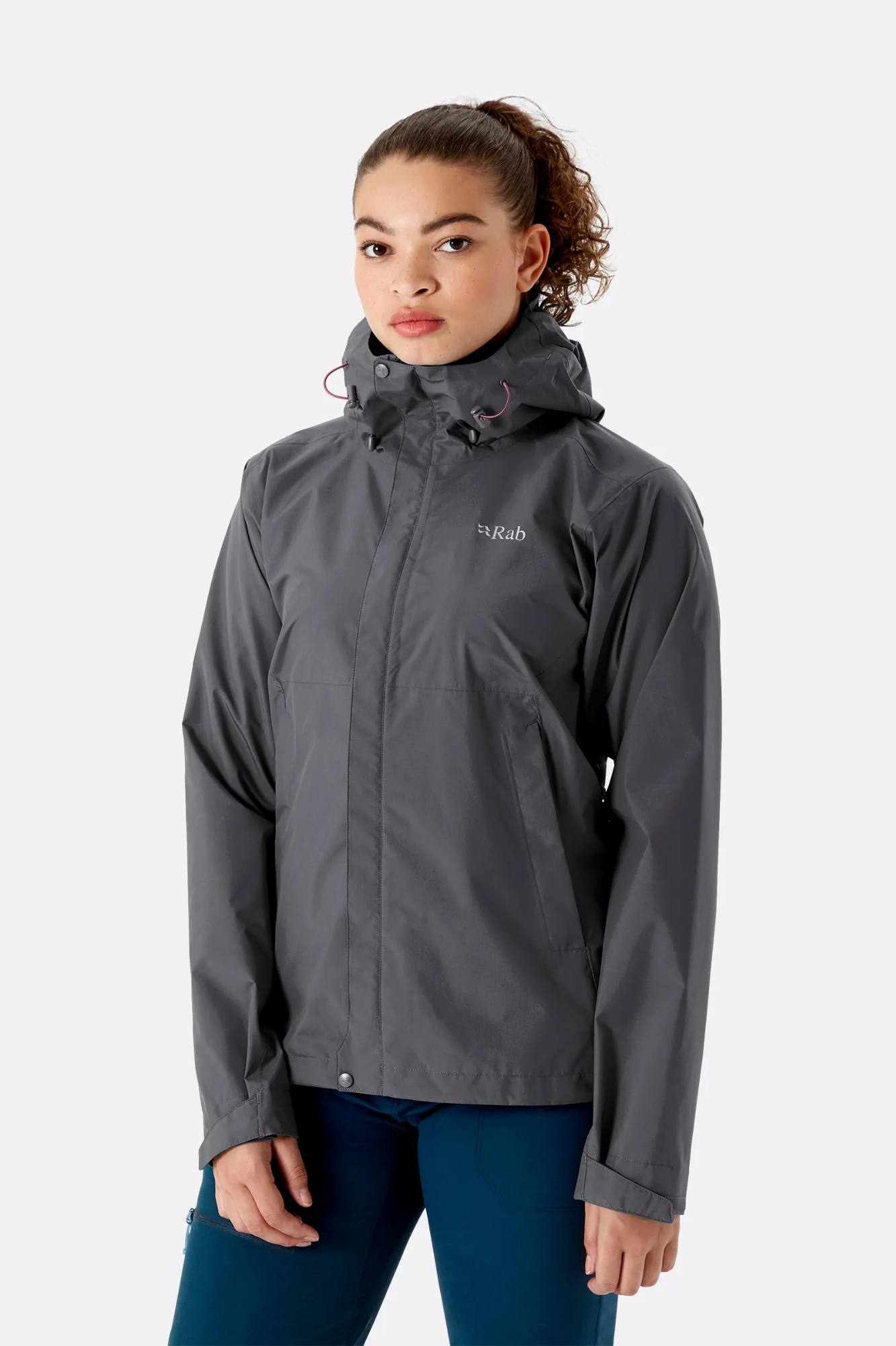 Rab Downpour Eco Jacket Women Grafiitti 16