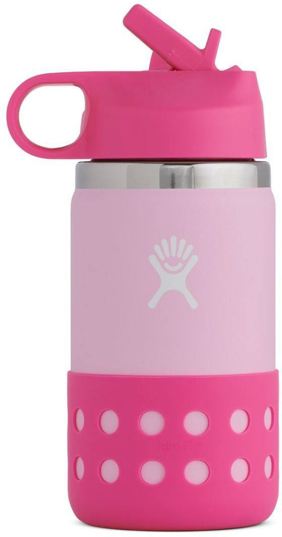 Hydro Flask 12oz Kids Wide Mouth Straw Lid Pink