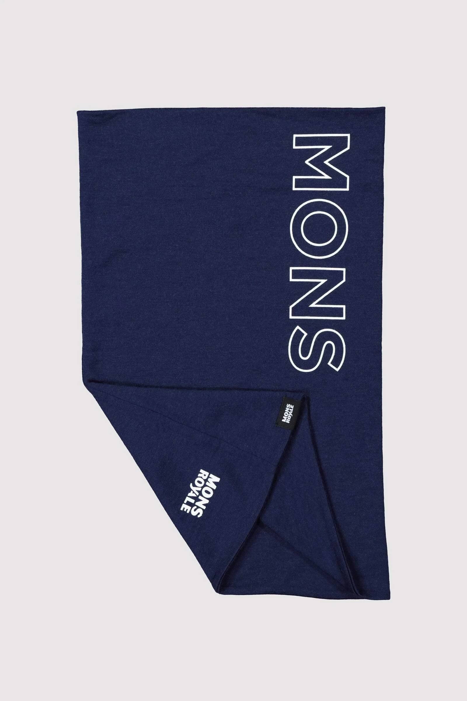 Mons Royale Double Up Neckwarmer Navy