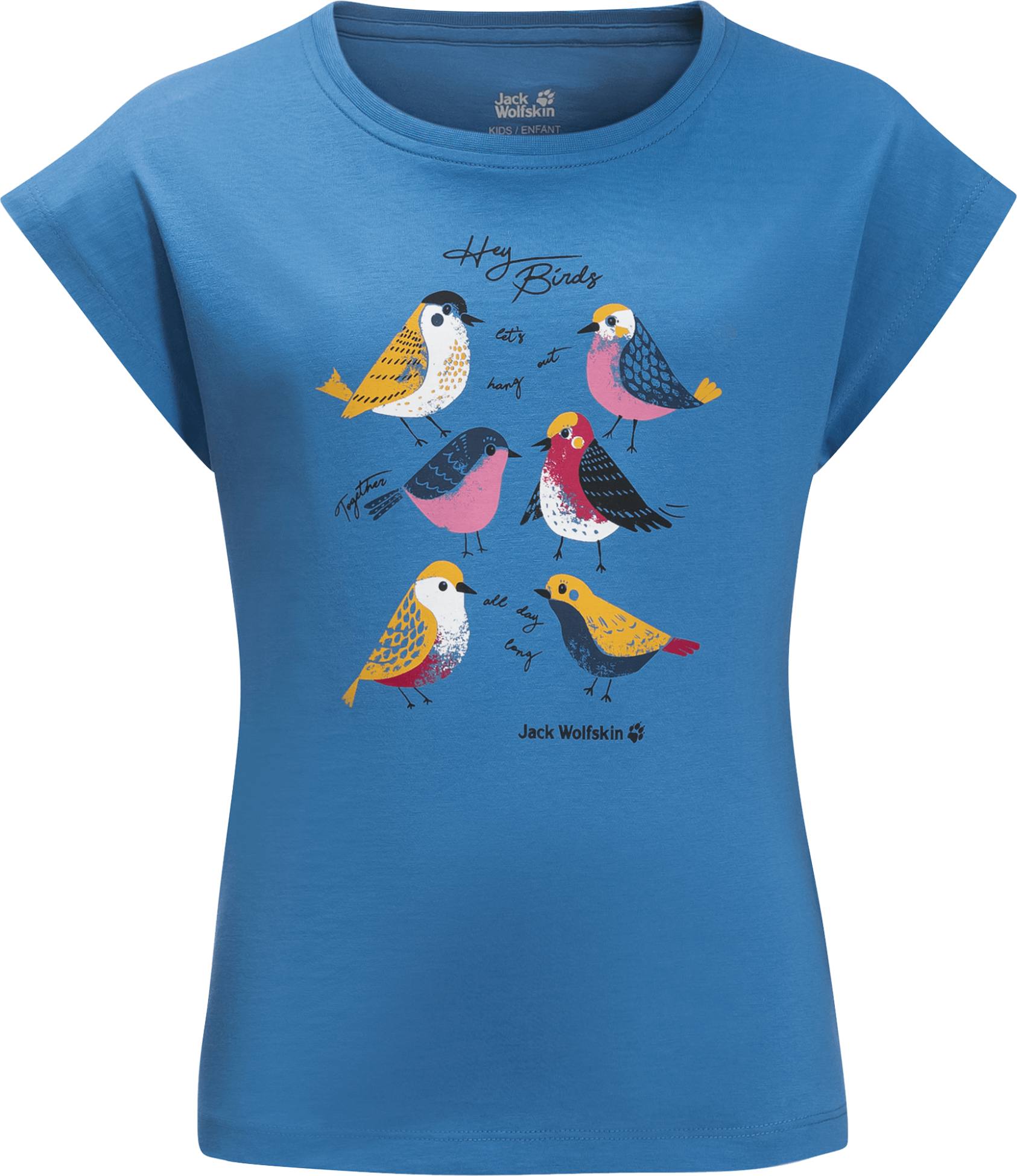 Tweeting Birds T Girls Blue 116