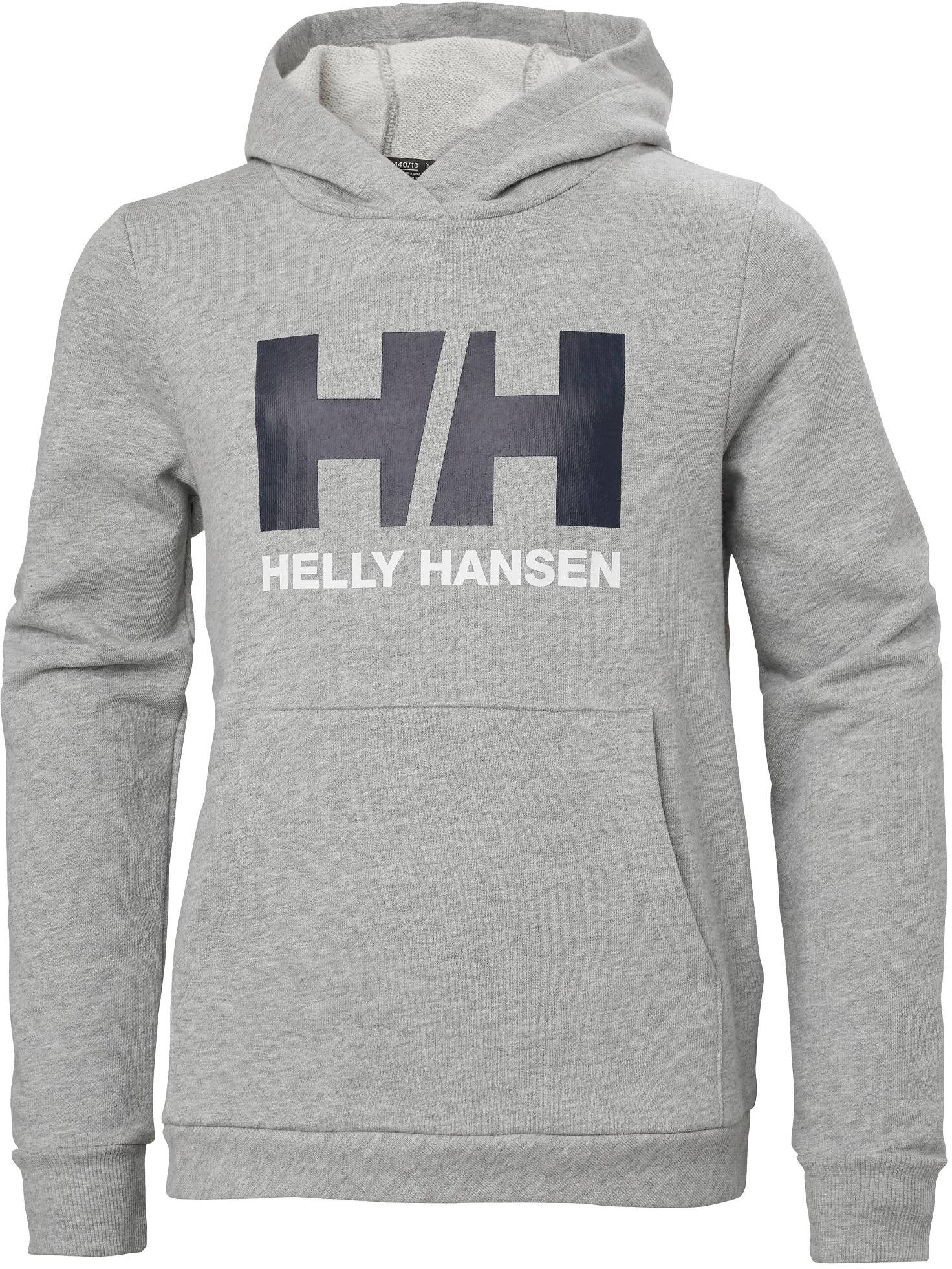 Helly Hansen Jr Logo Hoodie Grey 128