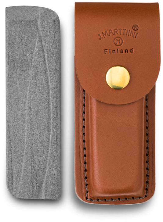 Natural Sharpening Stone With Leather Sheath