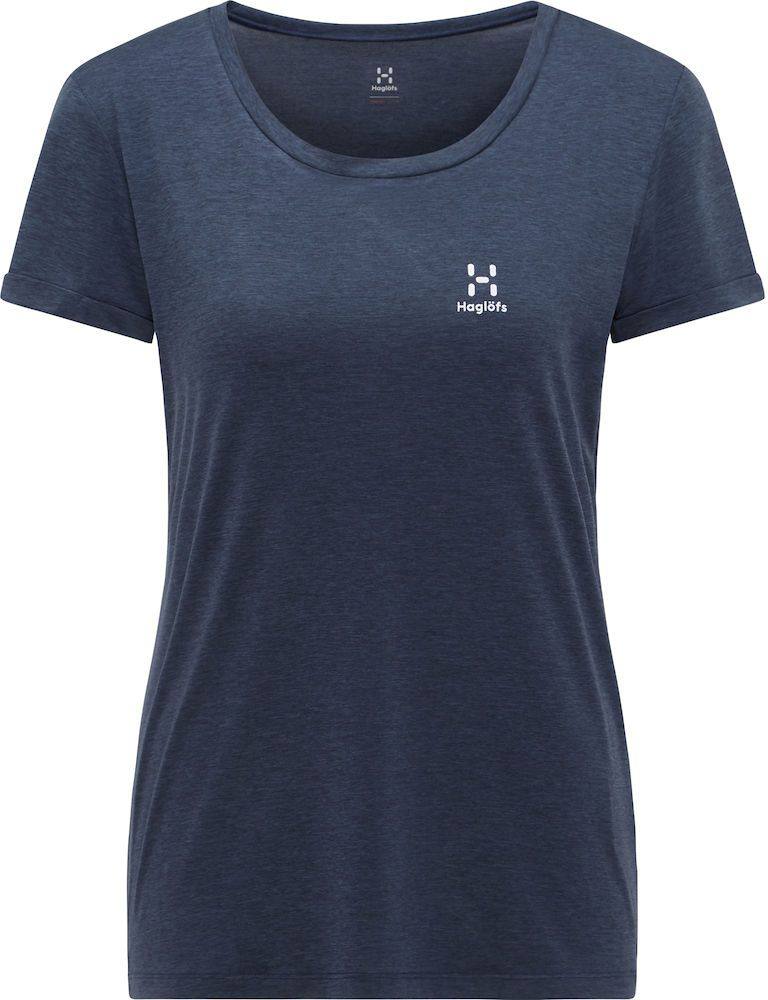 Haglöfs Ridge Hike Tee Women Tarn Blue XXL