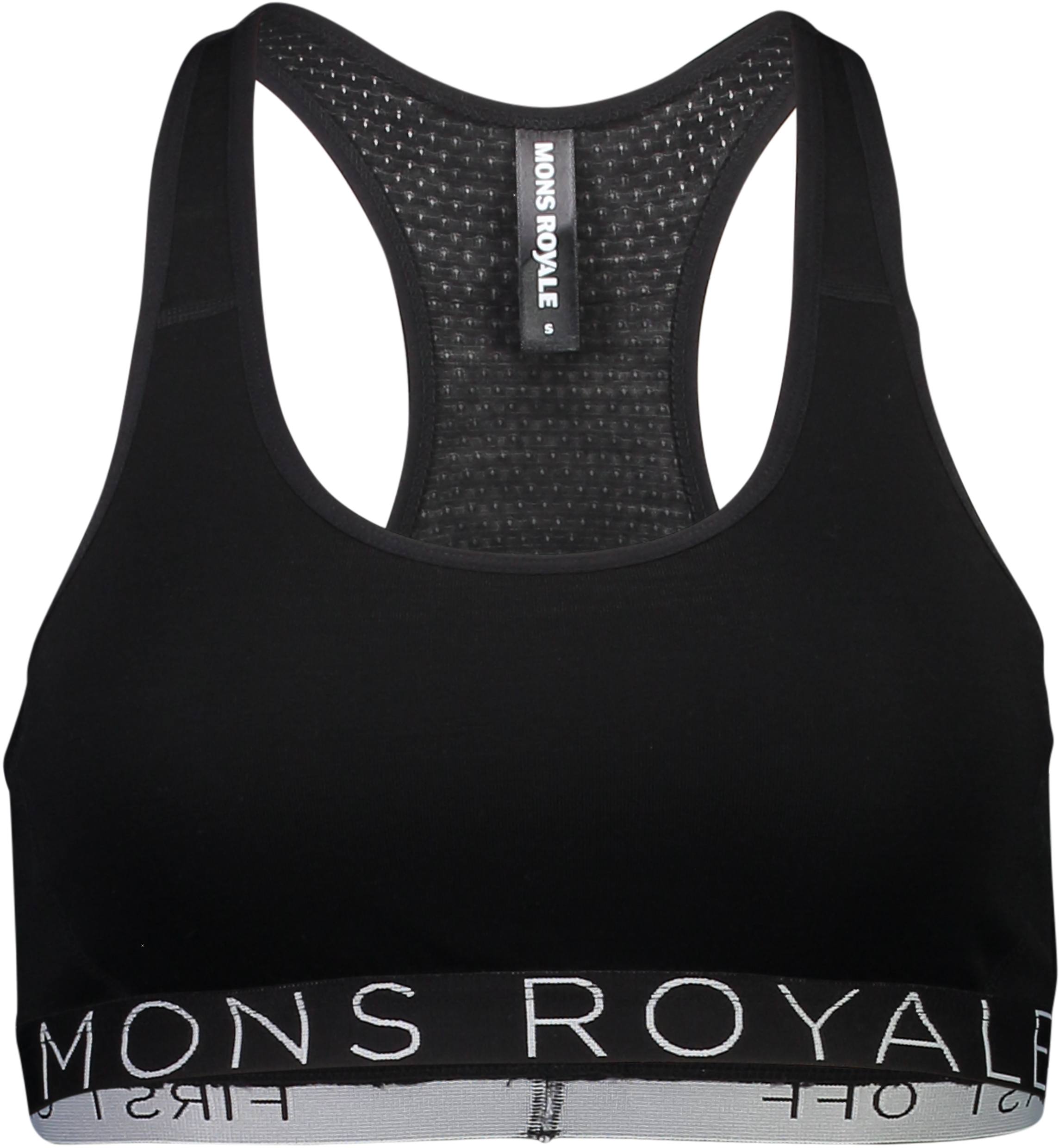 Mons Royale Sierra Sports Bra Musta L