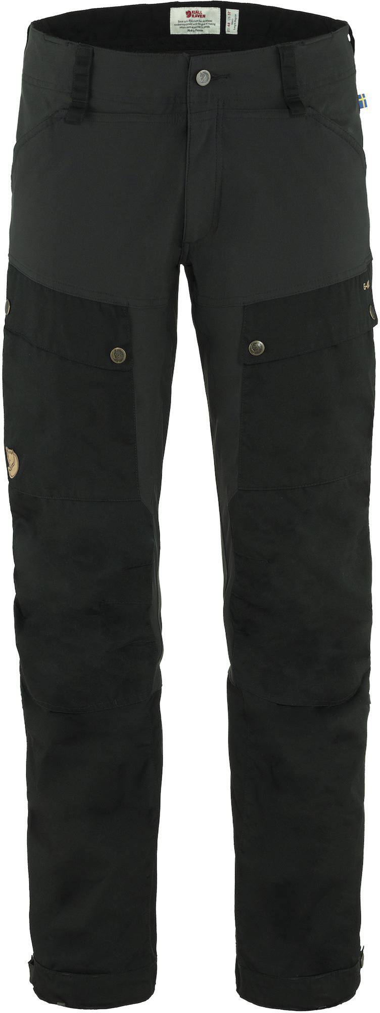 Fjällräven Keb Trousers Regular Black / Grey 44