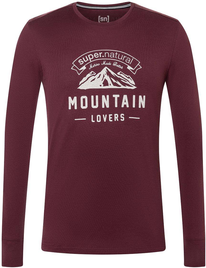 Men’s Mountain Lovers LS Wine XXL