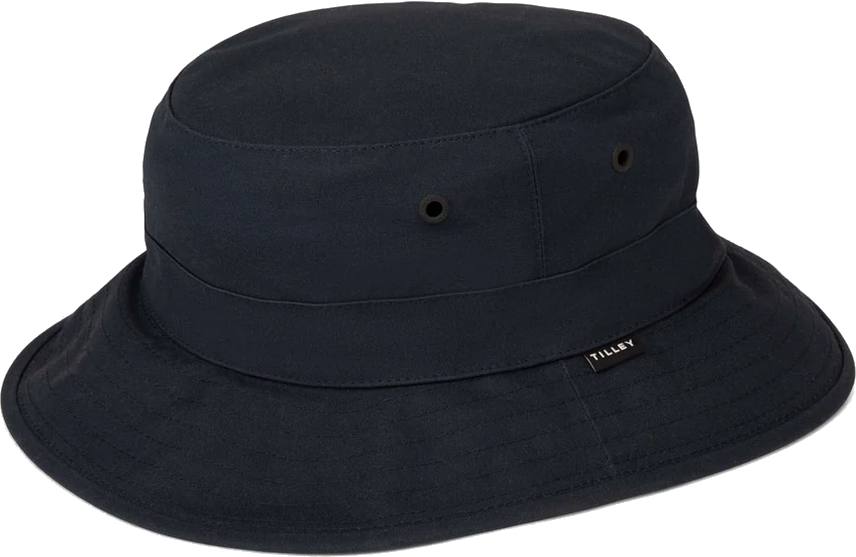 Waxed Bucket Hat Navy XL