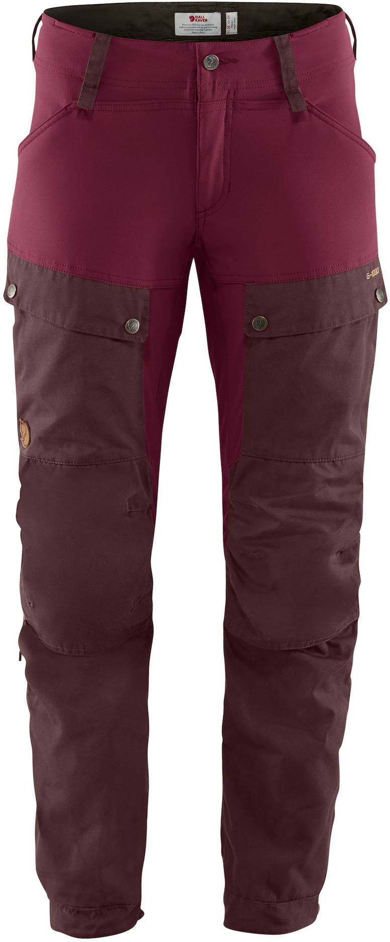 Fjällräven Keb Trousers Women Tummanpunainen 36