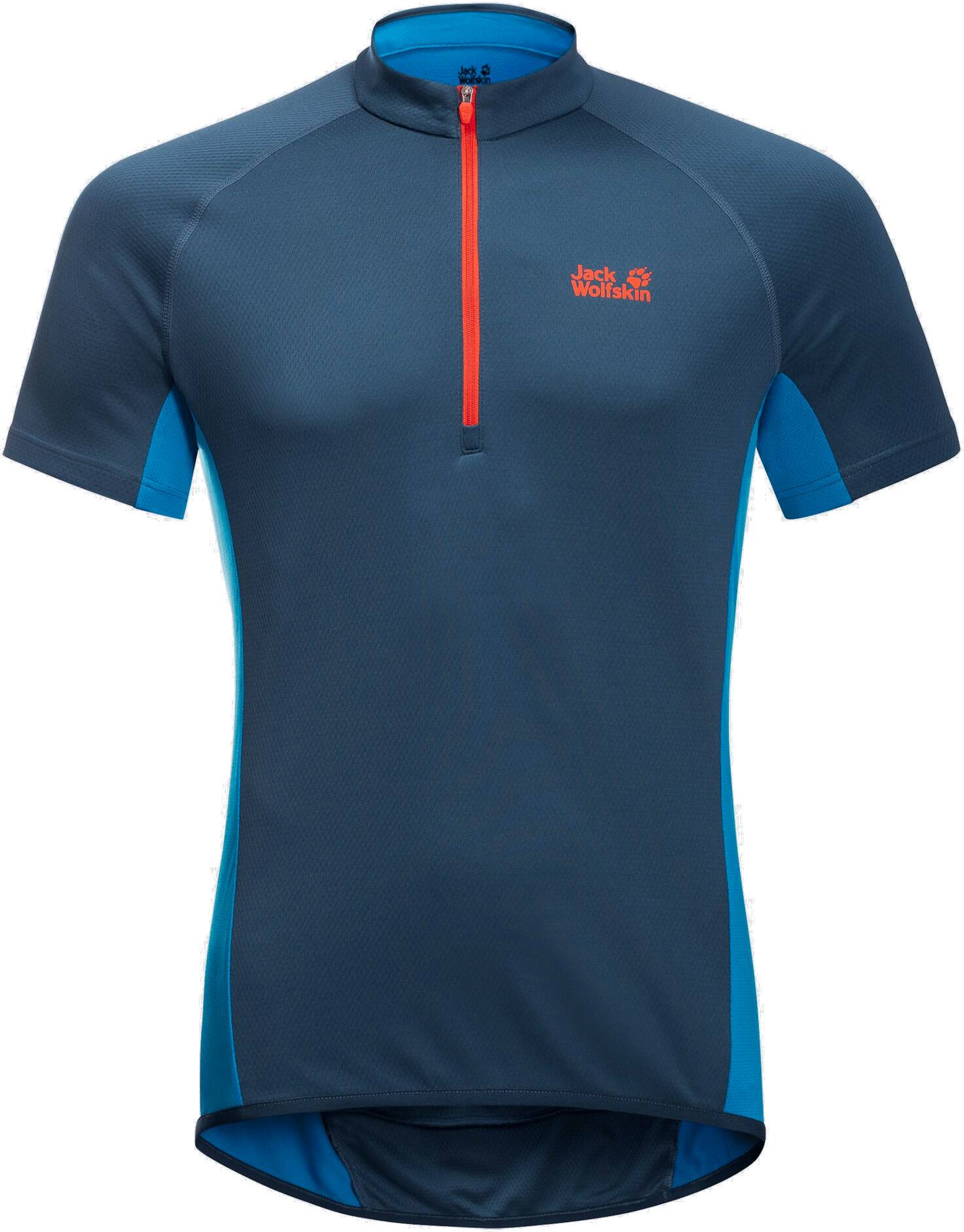 Jack Wolfskin Tourer Halfzip Tee M Blue L