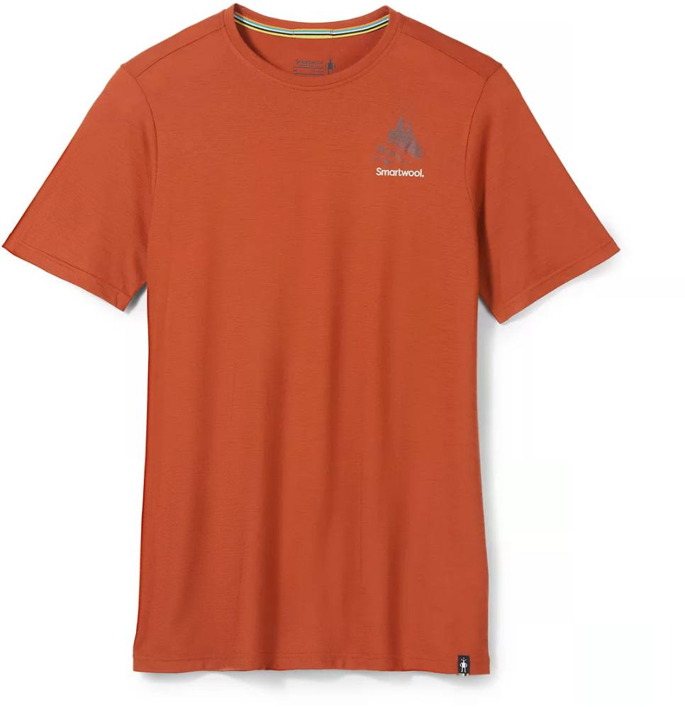 SmartWool Wilderness Summit SS Graphic Tee Red XL