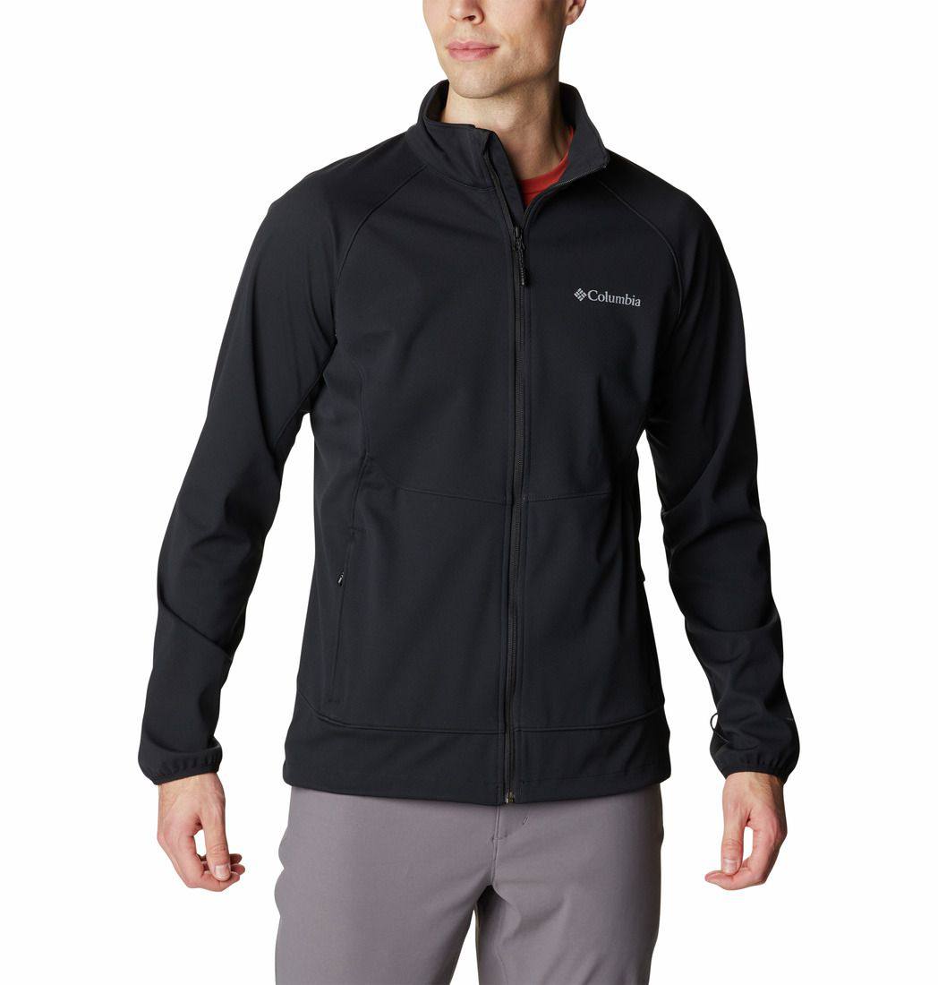 Men’s Canyon Meadows Softshell Jacket Black XXL