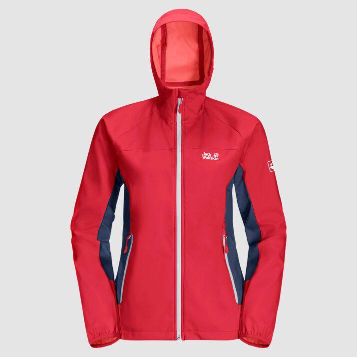 Eagle Peak II Softshell W Red L