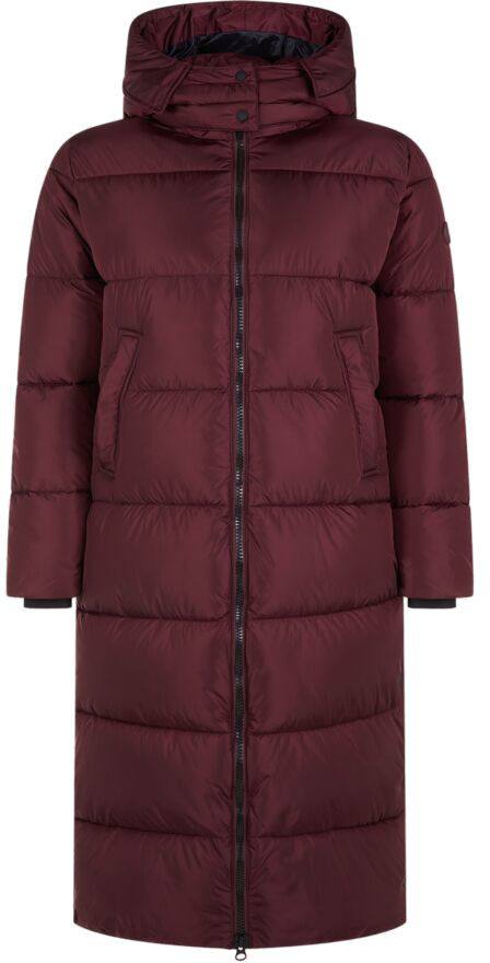 Save The Duck Colette W Long Jacket Wine 2