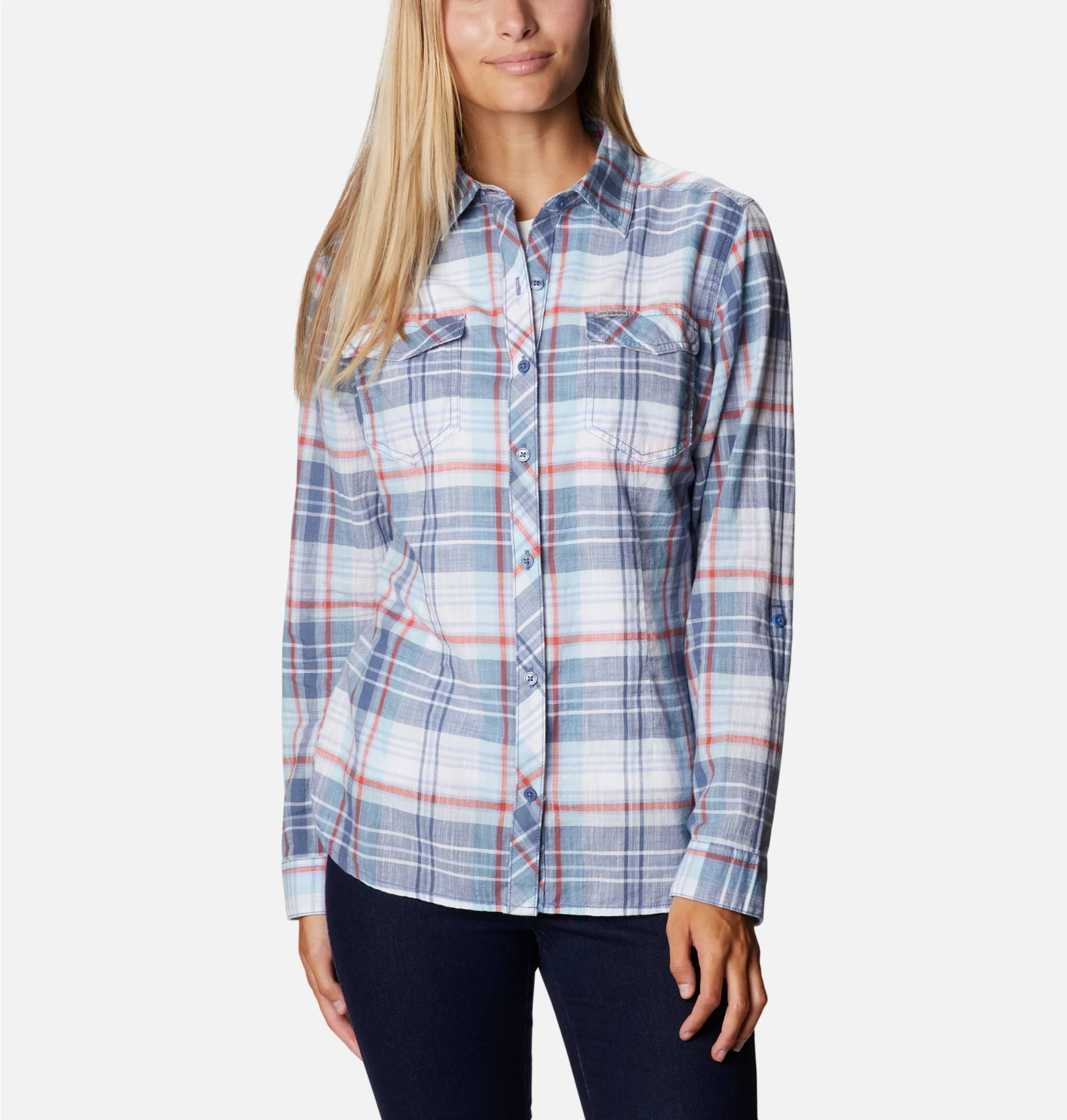 Women’s Camp Henry II Shirt Vaaleansininen S