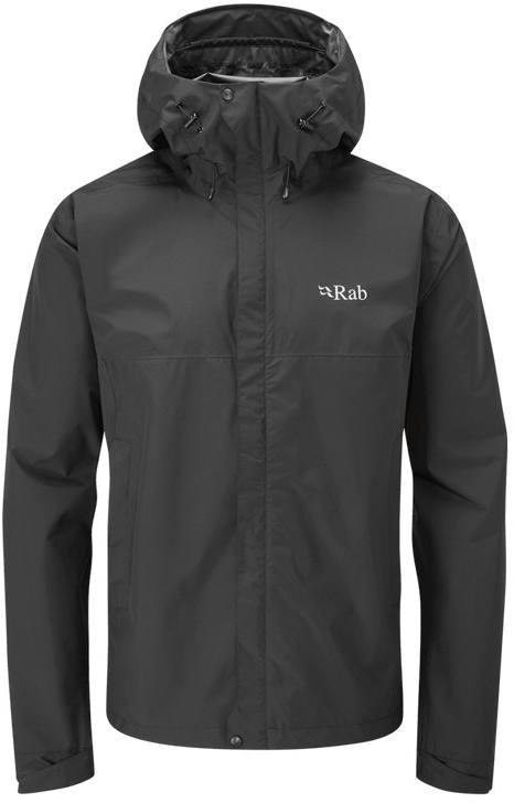 Rab Downpour Eco Jacket Men Black XXL