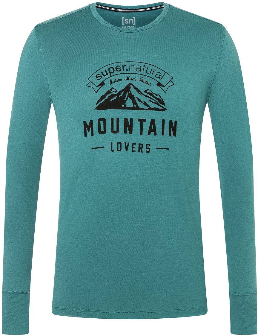 Supernatural Men’s Mountain Lovers LS Light blue XXL