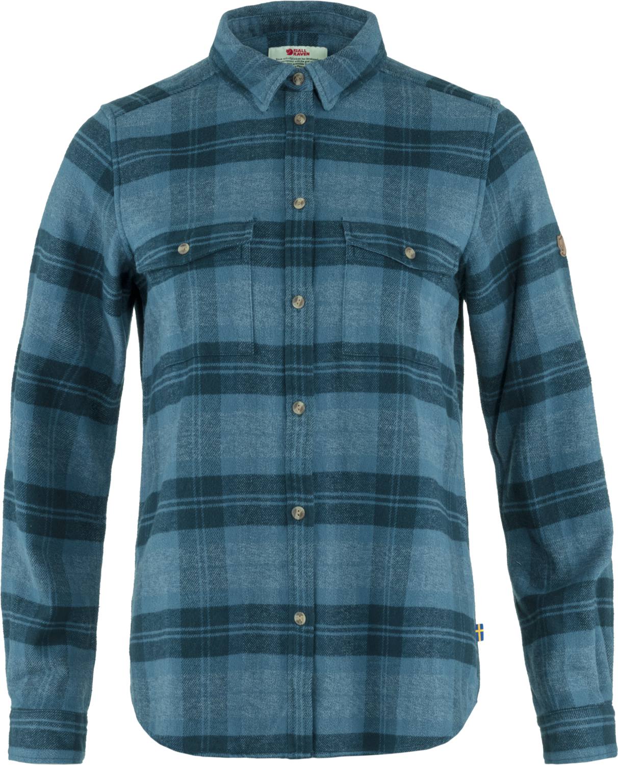 Övik Heavy Flannel W Shirt Indigo XS