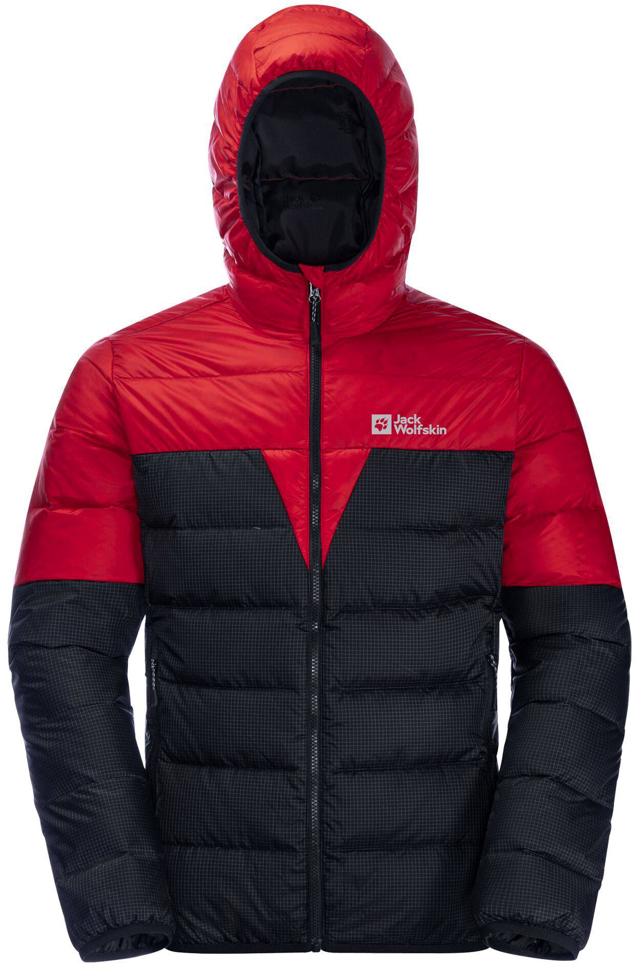 Jack Wolfskin DNA Tundra Down Hoody M Red M