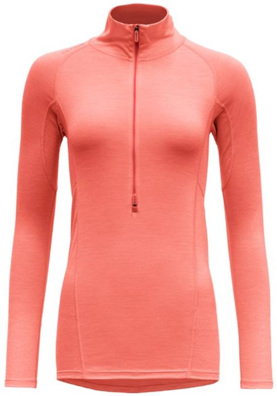 Running Zip Neck Woman Coral L