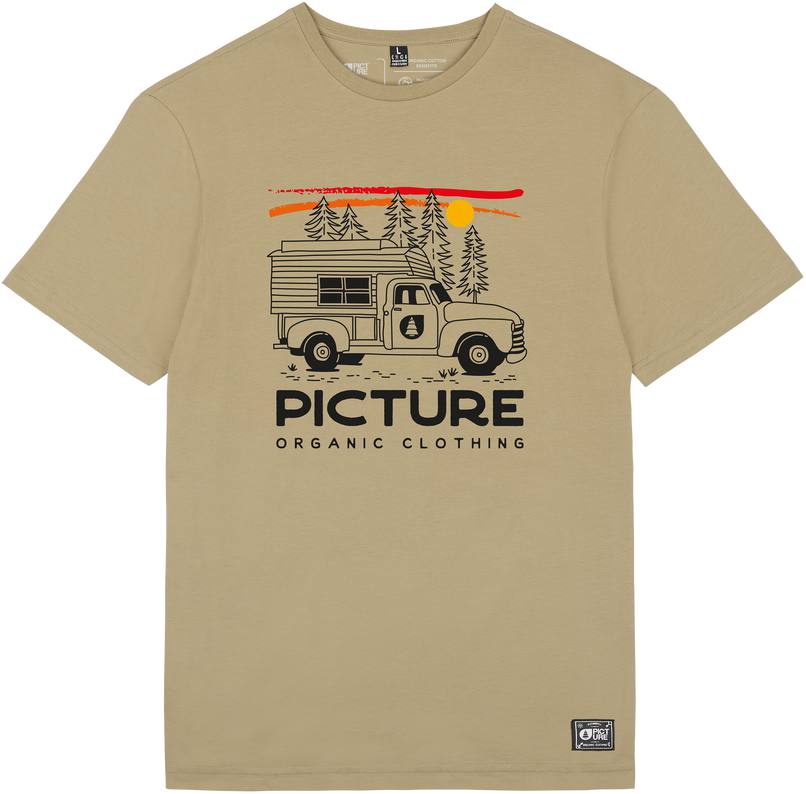 Picture Organic Clothing Custom Van Tee Stone M