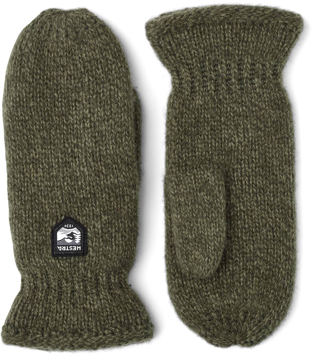 Basic Wool Mitt Oliivi 6