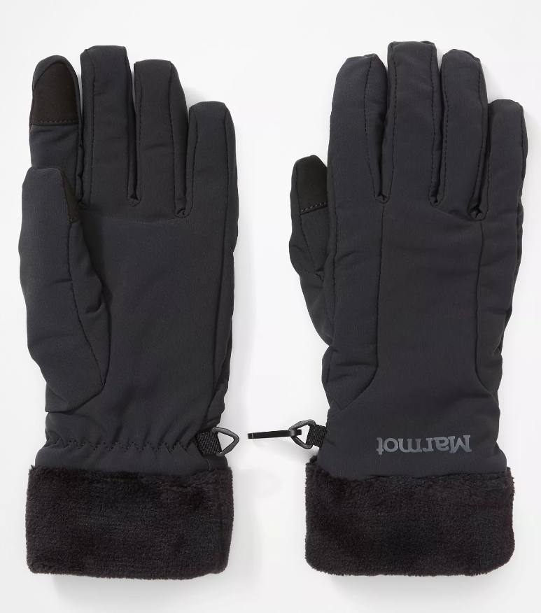 Marmot Women’s Fuzzy Wuzzy Gloves Black XS